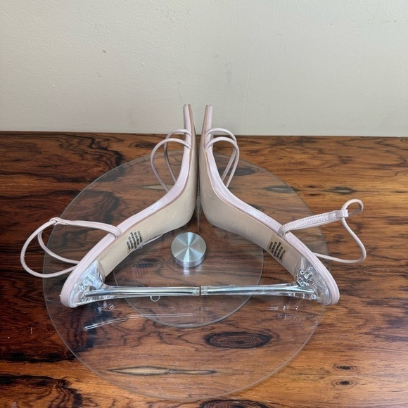 H HALSTON Women's Wizard Multi Strap Party Heels Sandal in nude - Picture 12 of 15